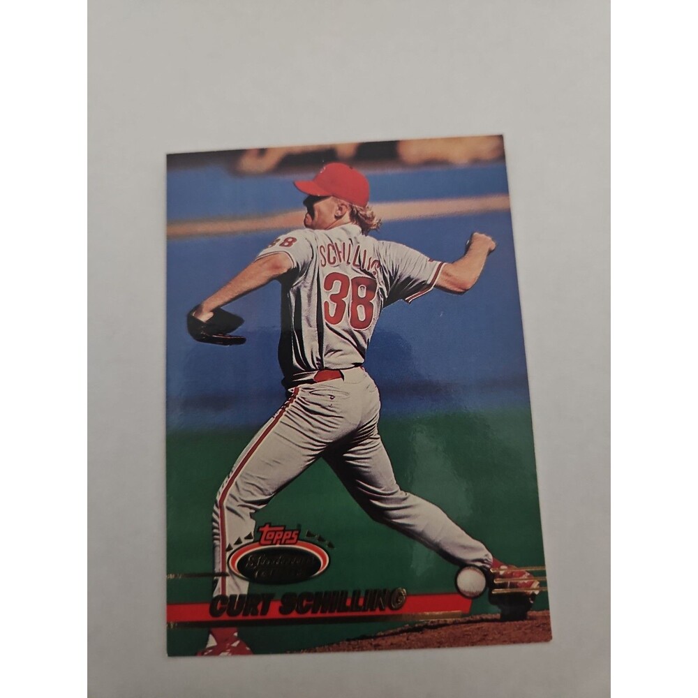 Curt Schilling - 1993 Topps Stadium Club #422 - Philadelphia Phillies Baseball